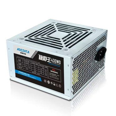 AOCZHTA Stabilizer King 430WD Desktop Power Supply, 430W Rated Peak Power, ATX Power Supply, 12CM Silent Fan, Supports Intel/AMD Office and Home Computer Power Supply