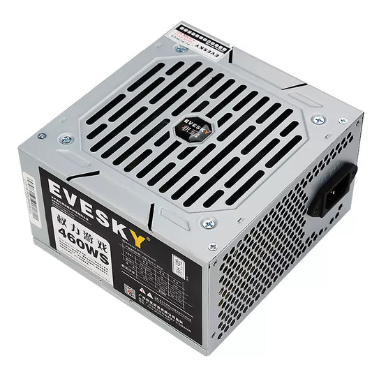 EVESKY computer power supply desktop power supply 460WS computer host power supply rated 250W graphics card power supply