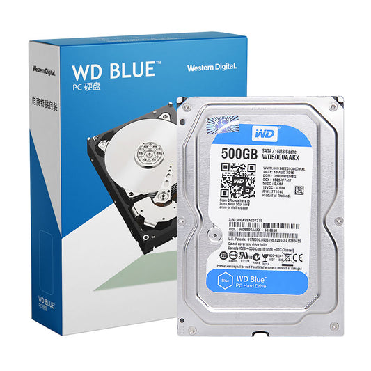 Western Digital 500GB mechanical hard drive 7200 rpm 64MB