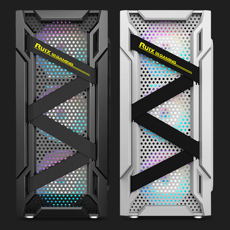 积至EVESKY 泰坦Pro 电脑机箱台式全侧透游戏水冷ATX大板背线机箱