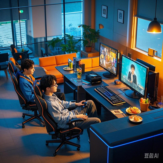 โครงการโรงแรมไทยอีสปอร์ต โครงการอินเทอร์เน็ตคาเฟ่ การตกแต่งที่เข้ากันกับโรงแรมไทยเอไอ