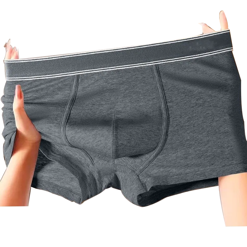 HELLO กางเกงบ็อกเซอร์ชายสีพื้นราคาส่ง