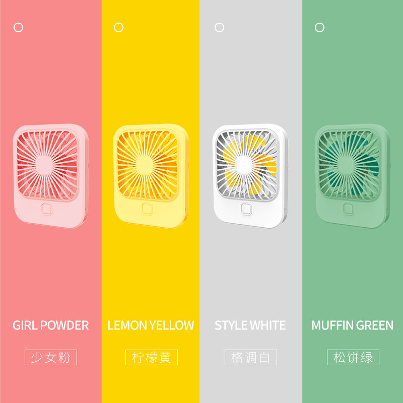 ZB506 พัดลมมือถือขนาดเล็กพัดลมพกพาขนาดเล็กชาร์จ USB ลมแรงสำนักงานหอพักนักศึกษามือถือพัดลมไฟฟ้าไร้ใบสำหรับเด็ก
