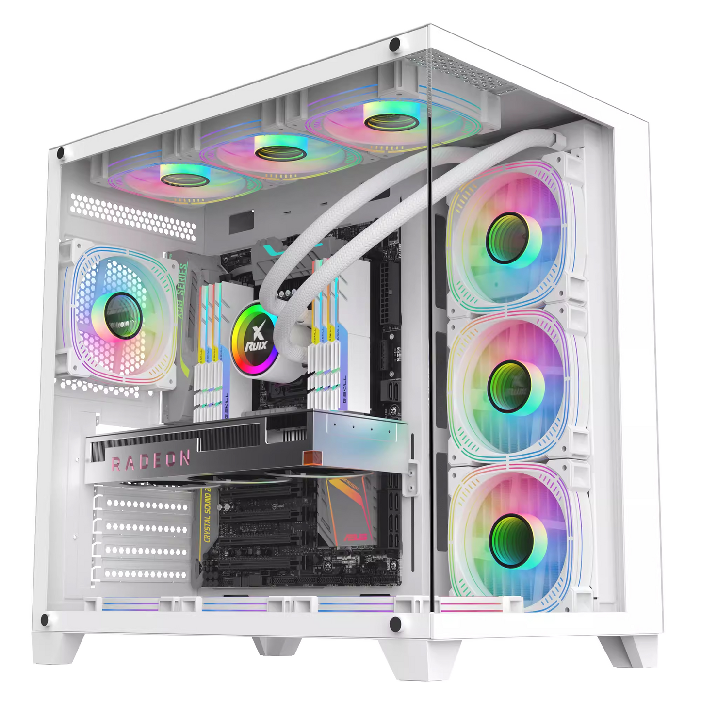 海景房PRO MAX电脑机箱台式机atx主板 支持360水冷机箱