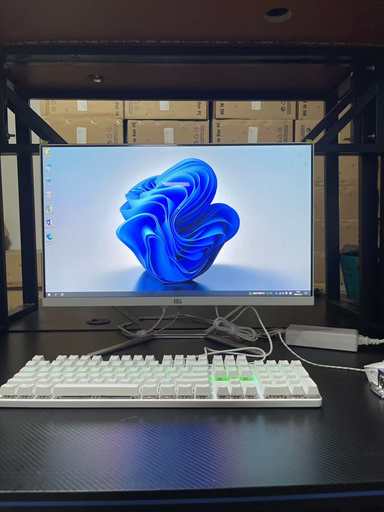 泰国铭速 全新24寸超薄款 杰微H610主板 i7-12700 16G-D4/ M.25 512G固态硬盘 集成显卡