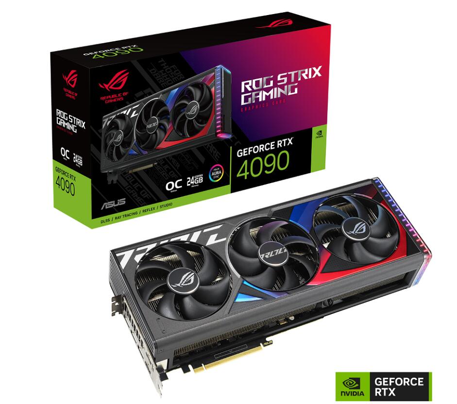 ASUS GEFORCE RTX 4090 ROG STRIX O24G GAMING - 24GB GDDR6X 显卡