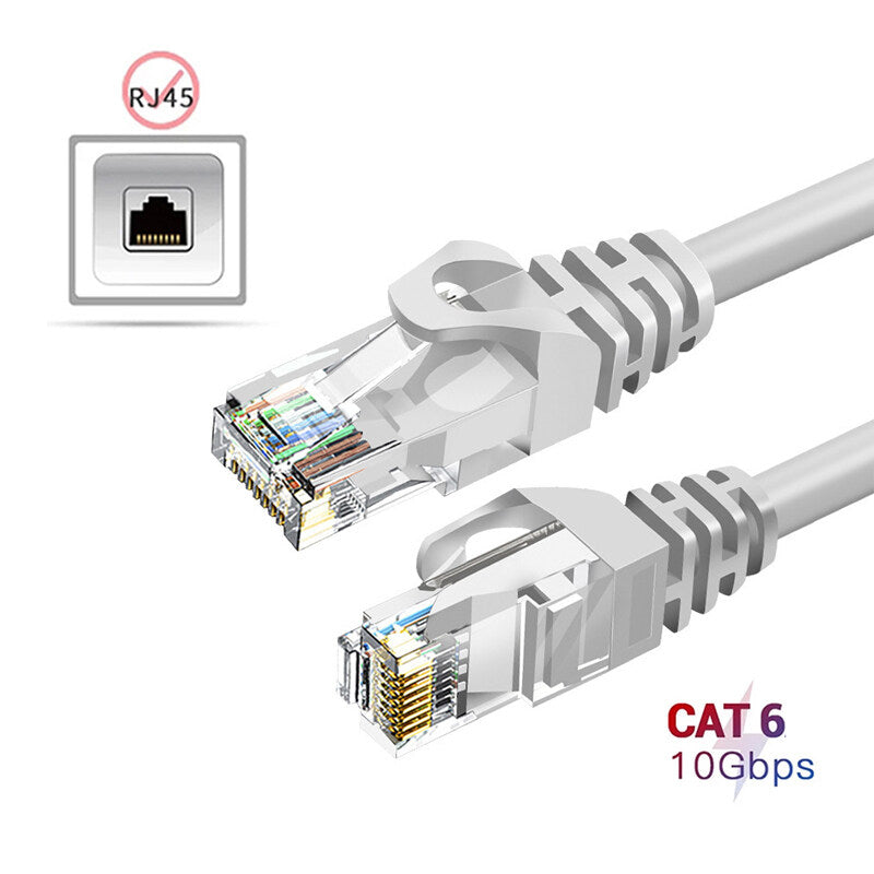 สายแลนCat6 LAN สายเน็ตคอม Ethernet Cable UTP RJ45 Gigabit สายแลน 50 เมตร 25M/20M/15M/10M/5M/3M For แล็ปท็อป Laptop PC Modem สาย lan cat6 A66