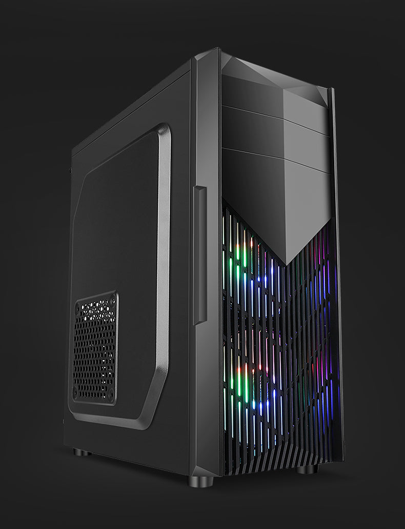 黑武士(3.0侧透版)电脑机箱侧透电脑机箱台式电脑机箱电脑壳黑武士台式DIY侧透游戏水冷ATX大板背线机箱
