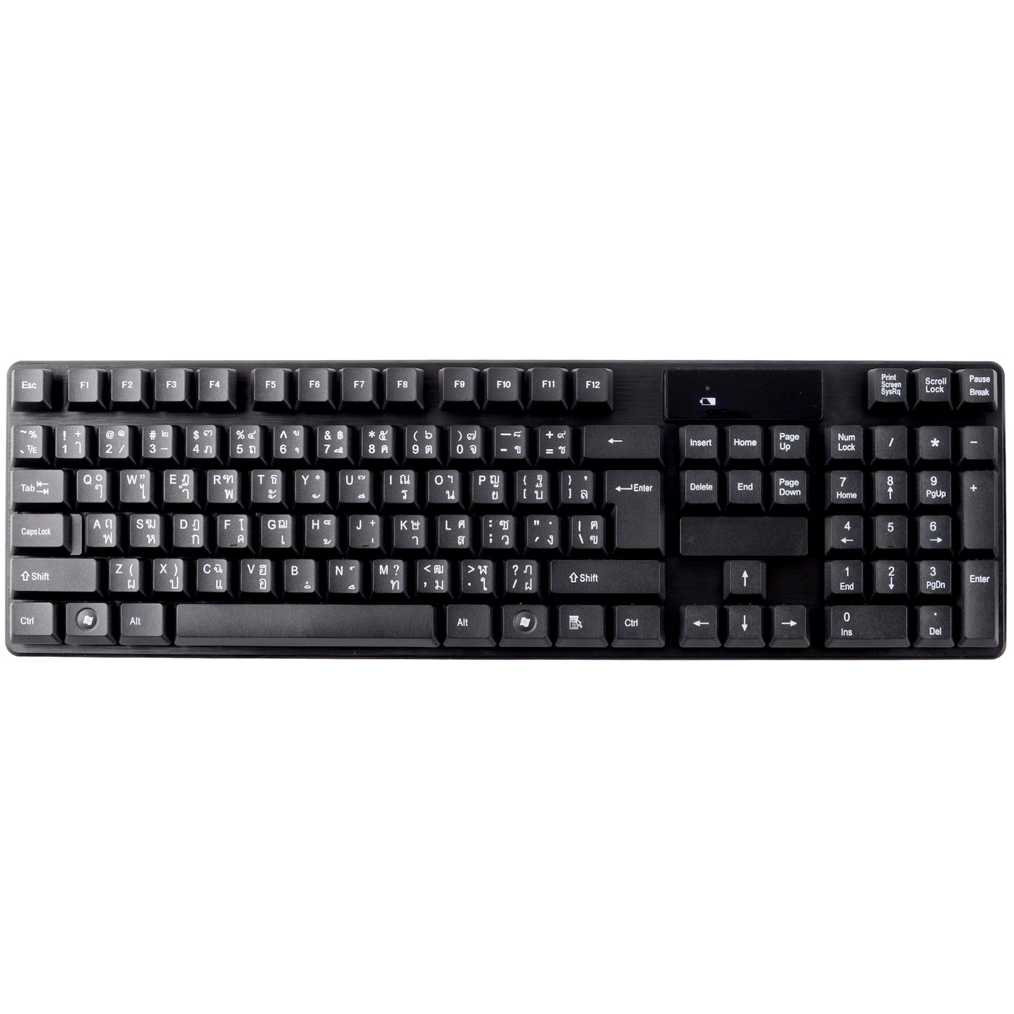 ชุดคีย์บอร์ดและเมาส์ไร้สาย Mingsu TJ 808 คีย์บอร์ดและเมาส์ภาษาไทยไร้สาย 2.4G