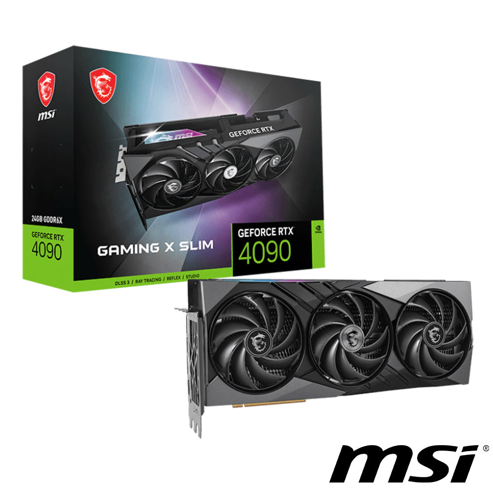 MSI GEFORCE RTX 4090 GAMING X SLIM - 24GB GDDR6X 显示卡