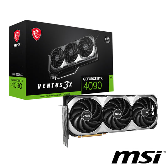 MSI GEFORCE RTX 4090 VENTUS 3X E OC - 24GB GDDR6X Optional