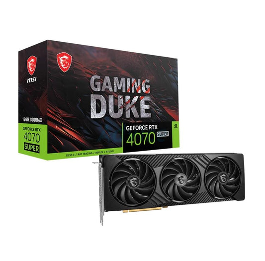 MSI GEFORCE RTX 4070 SUPER GAMING DUKE 3X - 12GB GDDR6X 显示卡