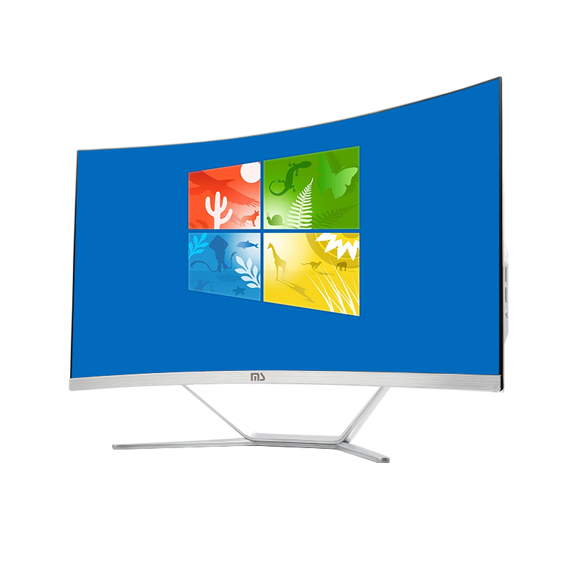 惠普科盈27英寸曲面屏 一体机电脑 i7-11800H DDR4 16GB内存 M.2 512GB固态硬盘 核显 高端办公一体机电脑