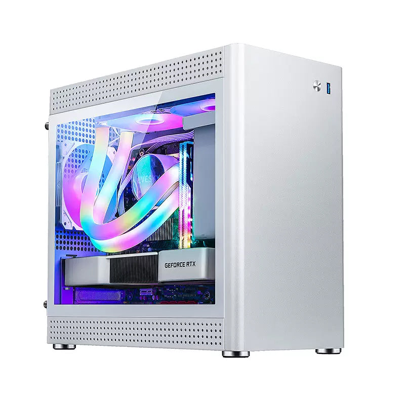 Sumtax/Xuntai VP300 aluminum alloy chassis sea view room computer chassis desktop host m-atx supports 240 water-cooled chassis computer shell Taiwanese brand