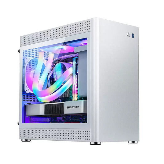 Sumtax/Xuntai VP300 aluminum alloy chassis sea view room computer chassis desktop host m-atx supports 240 water-cooled chassis computer shell Taiwanese brand