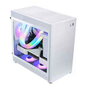 Sumtax/Xuntai VP300 aluminum alloy chassis sea view room computer chassis desktop host m-atx supports 240 water-cooled chassis computer shell Taiwanese brand