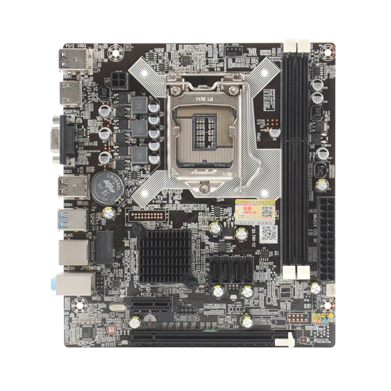 MINGSU MS intel H81เมนบอร์ดคอมพิวเตอร์ LGA1150 DDR3 Motherboards เมนบอร์ดคอมพิวเตอร์ใหม่ H81 B85M สนับสนุน
