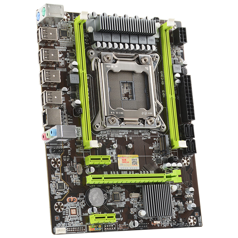 Mingsu X79 LGA2011 DDR3 motherboard 2 memory interfaces support M.2 solid state drive 1000M X79 motherboard