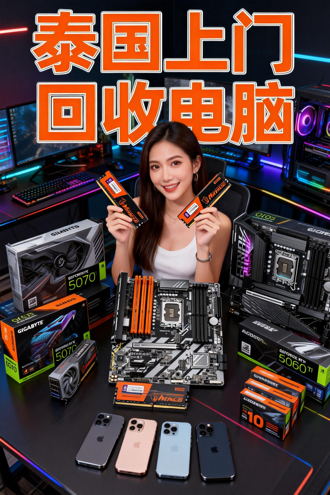 专业泰国回收电脑笔记本 接单：小傅微信abc980947375（直接自动加好友）