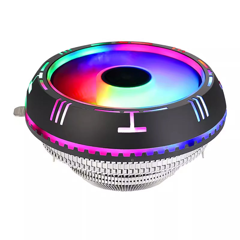 หม้อน้ำคอมพิวเตอร์เดสก์ท็อปคอมพิวเตอร์ความดันลงพัดลม CPU 1155amd775 Air Cooling 1151AM4 Super 1150 เงียบ
