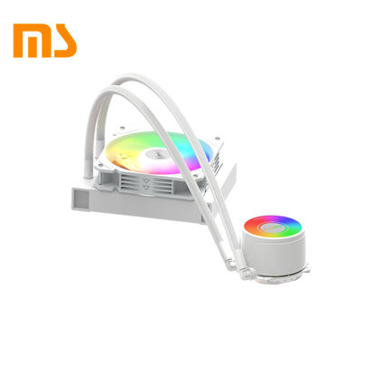 SUMTAX ชุดน้ำระบบปิด Tsunami 120 240 360 Unlimited Deep Space Lighting ARGB Multi-platform CPU Liquid Cooler รับประกันสินค้า 2 ปี White