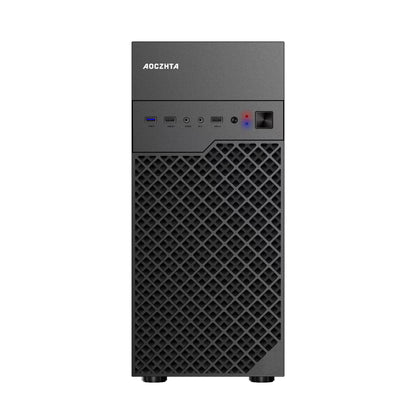 AOCZHTA 光影 ATX电竞电脑机箱 铁网散热侧透机箱 支持ATX/M-ATX/ITX主板 USB3.0 支持310mm显卡 DIY游戏机箱 黑色