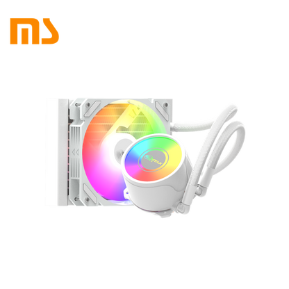 SUMTAX ชุดน้ำระบบปิด Tsunami 120 240 360 Unlimited Deep Space Lighting ARGB Multi-platform CPU Liquid Cooler รับประกันสินค้า 2 ปี White