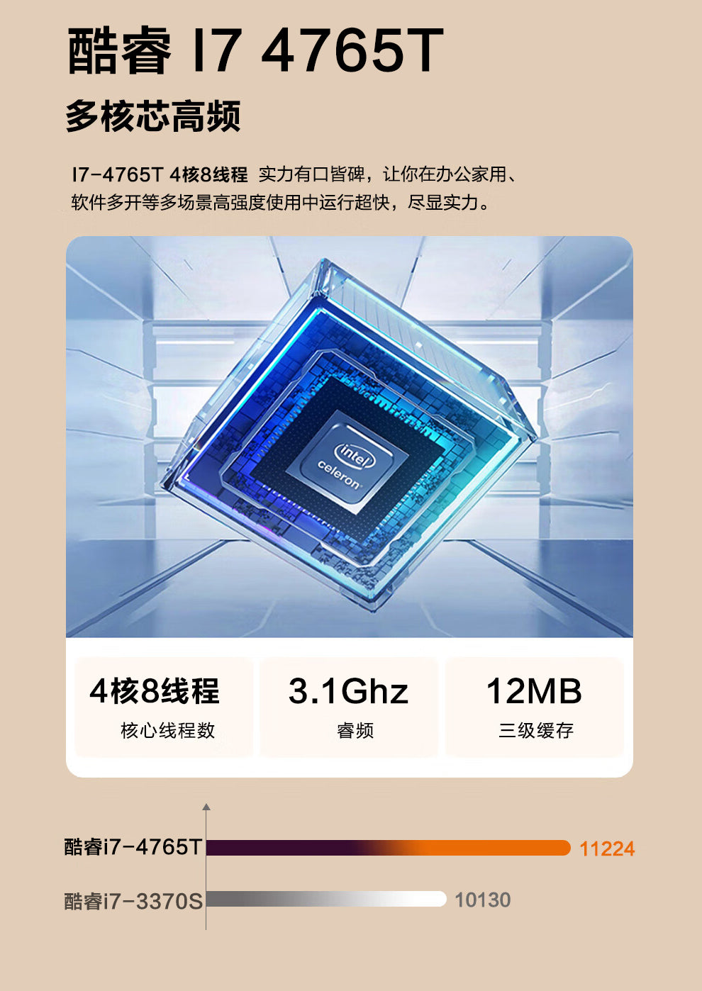 คอมพิวเตอร์ซ i7 4770 RAM 16GB M.2 512GB คอมพิวเตอร์ all-in-one ได...