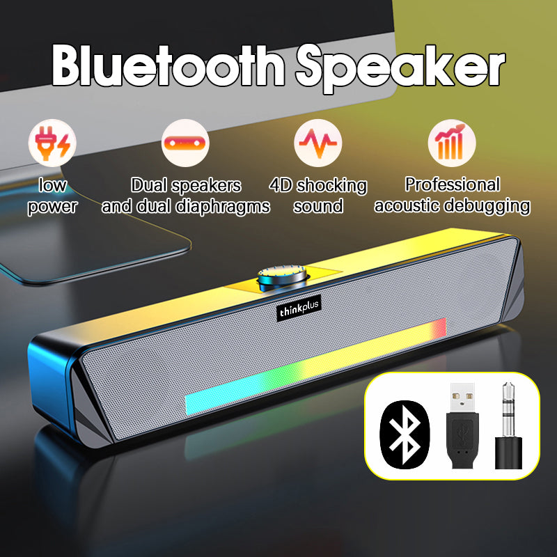 Lenovo Bluetooth Speaker ลำโพงคอมพิวเตอร์ ARGB Bluetooth Speaker
