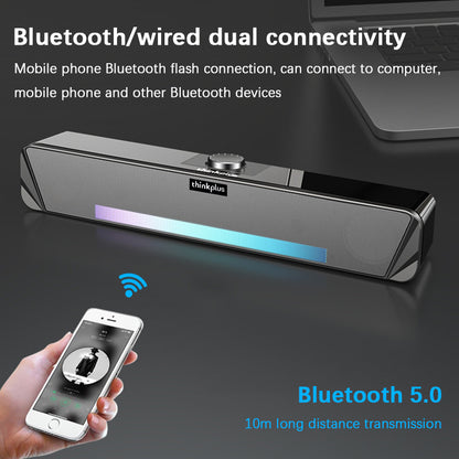 Lenovo Bluetooth Speaker ลำโพงคอมพิวเตอร์ ARGB Bluetooth Speaker