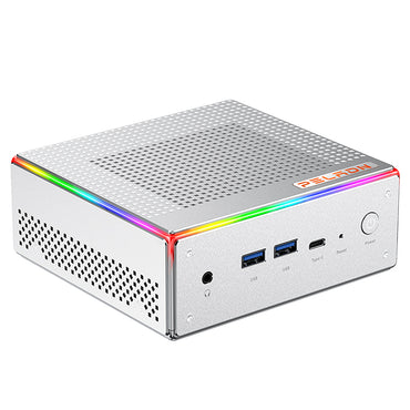 （预订7天到泰国）银翼HA-4迷你主机内置AMD7840HS处理器，支持Windows11/LINUX系统 wifi6电脑主机 迷你电脑主机 方盒PC 小电脑主机