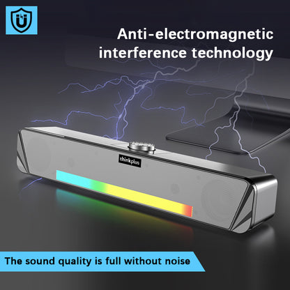 Lenovo Bluetooth Speaker ลำโพงคอมพิวเตอร์ ARGB Bluetooth Speaker