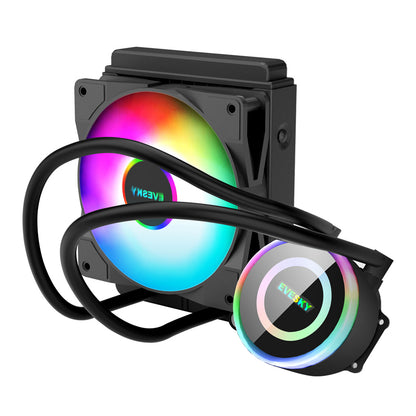 EVESKY Shenguang 120 all-in-one water cooling radiator set desktop computer CPU water cooling fan