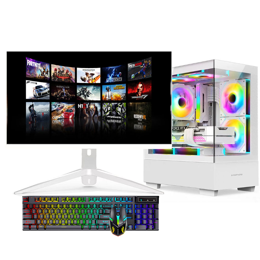25英寸全套 英特尔® 酷睿™ i5-12400F I5-13400F DDR4 16G M.2 512G RTX3050 6GB独立显卡 游戏直播电脑