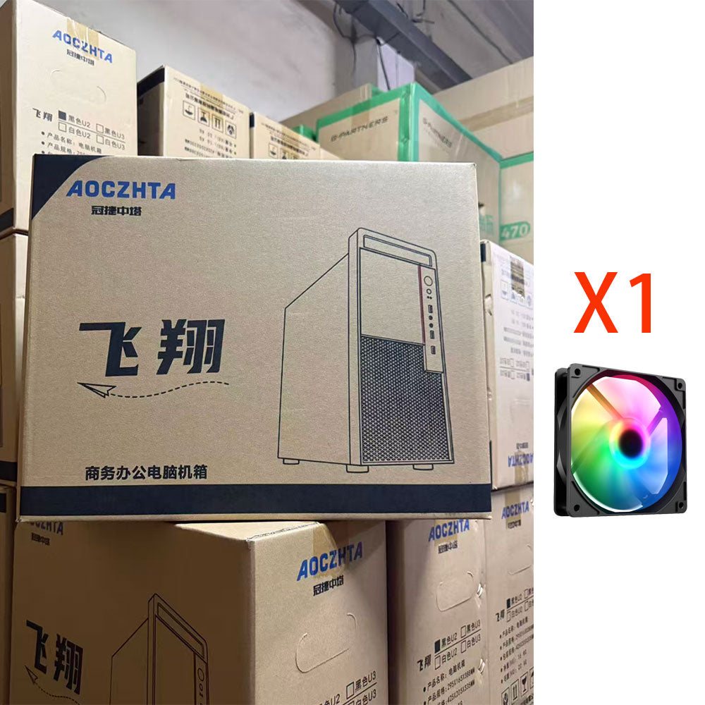 AOCZHTA 飞翔 MATX商务办公电脑机箱 提手设计 散热网孔 支持Micro-ATX/ITX主板 企业办公DIY台式机机箱