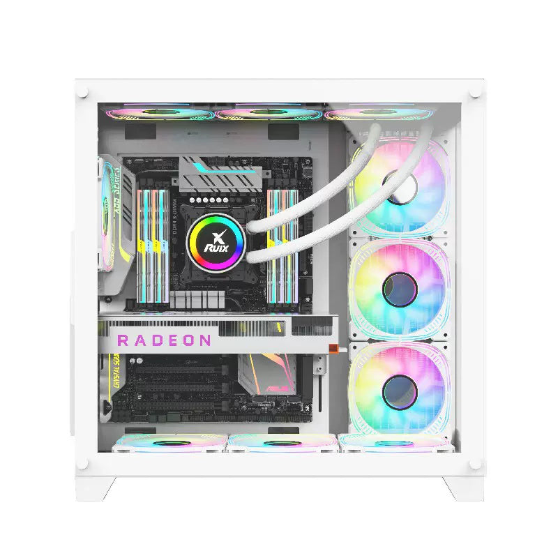 EVESKY海景房PRO电脑机箱台式主机箱atx X99双CPU电脑机箱