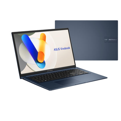 ASUS Vivobook 17 X1704VA-AU523WA Intel Core 5 120U 16GB RAM 512GB NVMe SSD Intel Iris Xe 核芯显卡 17.3英寸 FHD 商务办公笔记本电脑 泰国行货 支持出租 曼谷送货上门