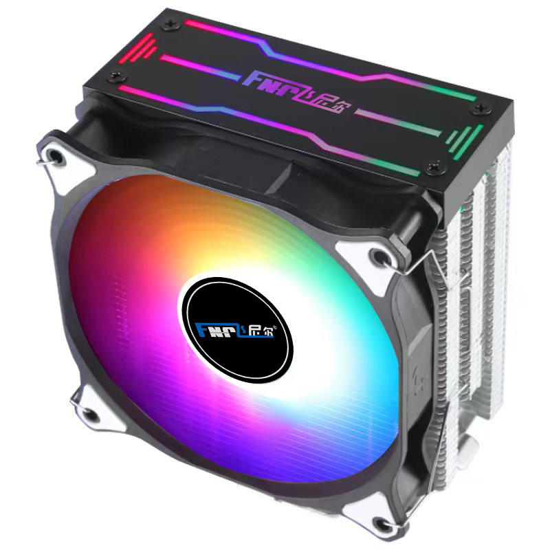 Ice Blade 600 12CM 4 Steel Tube CPU Cooling Fan Universal Intel AMD CPU Black/White