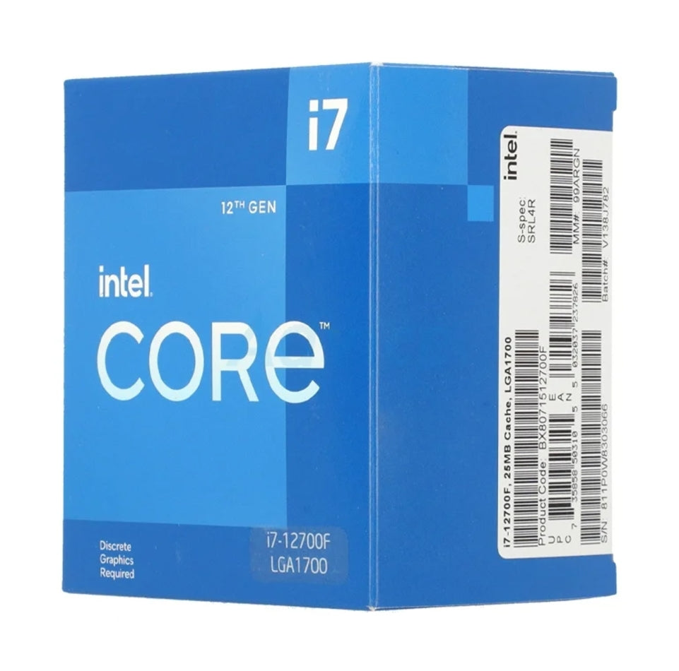 i7十二代 十二核i7-12700F DDR4 32G 1TB B760M RTX4060高端游戏电脑主机