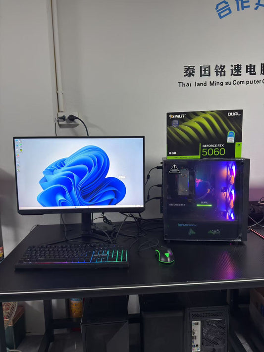 27-inch full-set Intel® Core™ i5-12400F DDR4 16G M.2 512G RTX5060 8GB discrete graphics card gaming live streaming computer