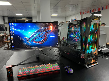 มือสอง สภาพใหม่มาก ระดับไฮเอนด์สุดๆ ชุดคอมพิวเตอร์ Asus ROG ทั้งชุด Intel Core i9-14900KS 24 คอร์ DDR5 64G เมนบอร์ด Asus ROG MAXIMUS Z690 SSD Samsung 980 PRO 2TB การ์ดจอ RTX 4090 24G