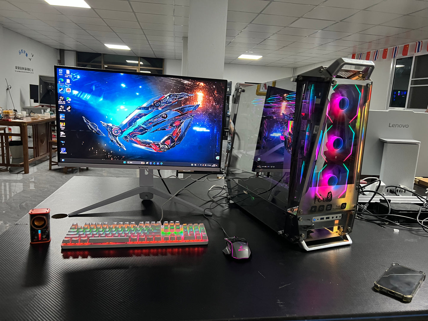 มือสอง สภาพใหม่มาก ระดับไฮเอนด์สุดๆ ชุดคอมพิวเตอร์ Asus ROG ทั้งชุด Intel Core i9-14900KS 24 คอร์ DDR5 64G เมนบอร์ด Asus ROG MAXIMUS Z690 SSD Samsung 980 PRO 2TB การ์ดจอ RTX 4090 24G