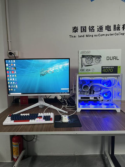 เครื่องมือสองสภาพใหม่ i7-12700F 12 cores RAM 32G M.2 512GB+HDD 3TB ASUS RTX4070 Colorful H610M WIF คอมพิวเตอร์ห้องวิวทะเล