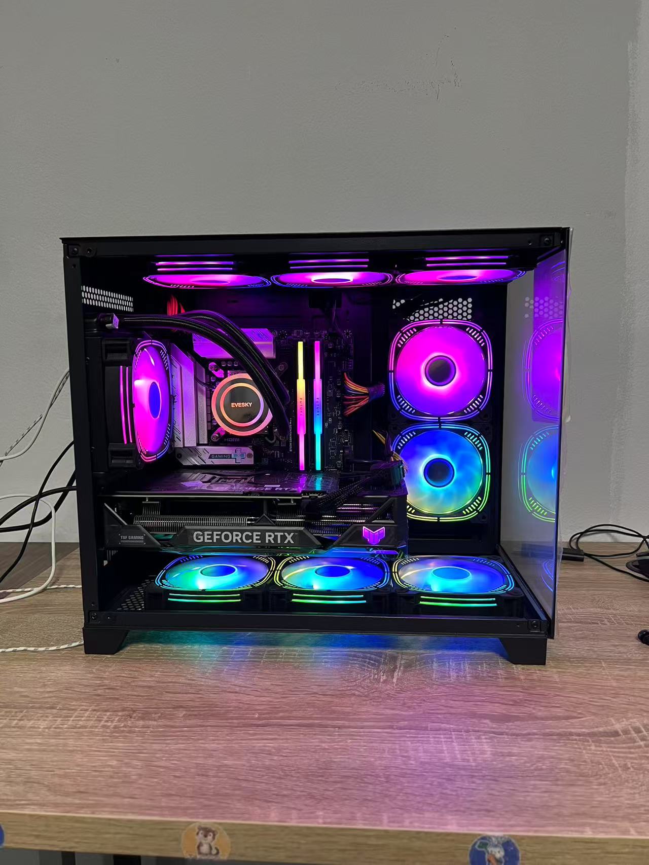 คอมพิวเตอร์โฮสต์ i7-14700F DDR4 6400 32G 1TB MSI B760 ASUS RTX4070TI S Seaview Room X3 + ชุด Alienware 34 นิ้วแบบเต็มตัวเลือก