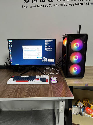 准新机 AMD Ryzen 5 4500 6-Core 六核 DDR4 3200 16G M.2 256GB  技嘉 A520M  RX 6600 ( 8 GB / 蓝宝石 )