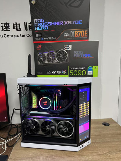 华硕ROG RYZEN 9 9950X3D X870 RTX5090 32GB ASUS ROG ASTRAL O32G 电脑主机