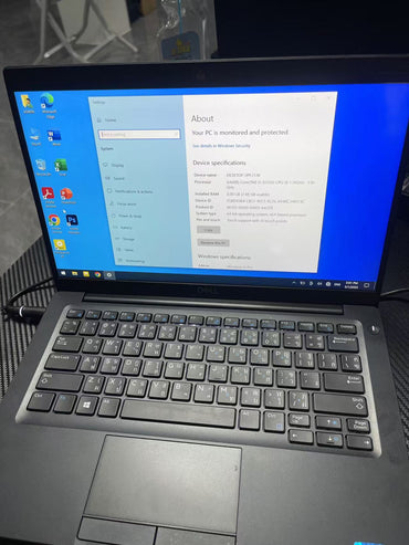 Thailand original second-hand Dell 13.5 inch i5-8350U DDR4 8GB SSD256GB integrated graphics with touch screen laptop