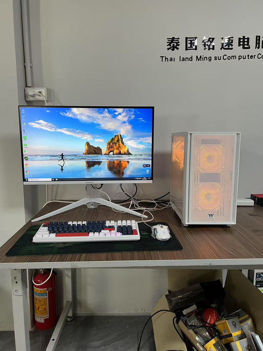 27-inch 165HZ eSports live broadcast AI computer 12th generation Core i5-12400F six-core memory 32G M.2 512GB H610 ASUS RTX4060 8G