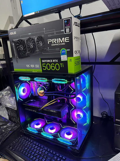 15-14600KF 32GB 华硕 B760M 1TB 华硕RTX5060TI 8G AI直播游戏电脑主机