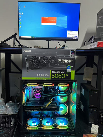 15-14600KF 32GB 华硕 B760M 1TB 华硕RTX5060TI 8G AI直播游戏电脑主机